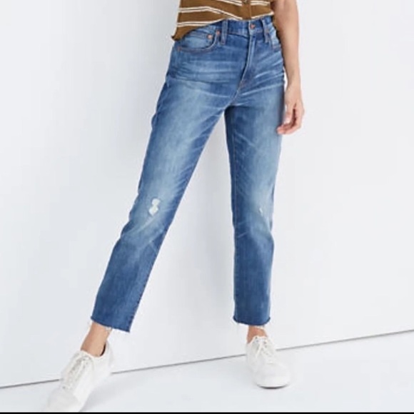 Madewell Denim - Madewell the high-rise slim crop boyjean